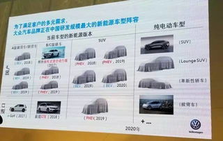 大众加速电动化进程，中国市场将迎来17余款新能源车型